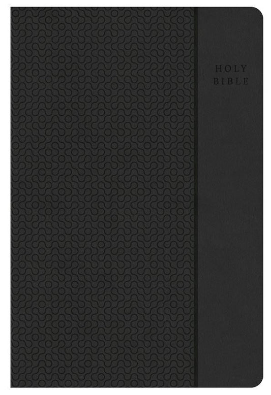 CSB Large Print Personal Size Reference Bible, Charcoal