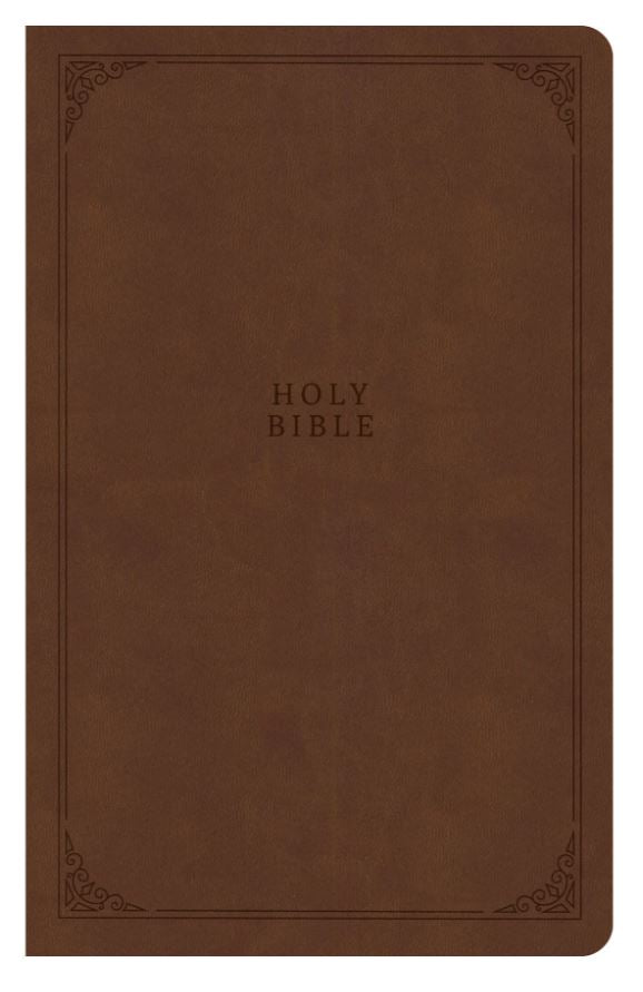 KJV Premium Gift Bible, Brown Leathertouch