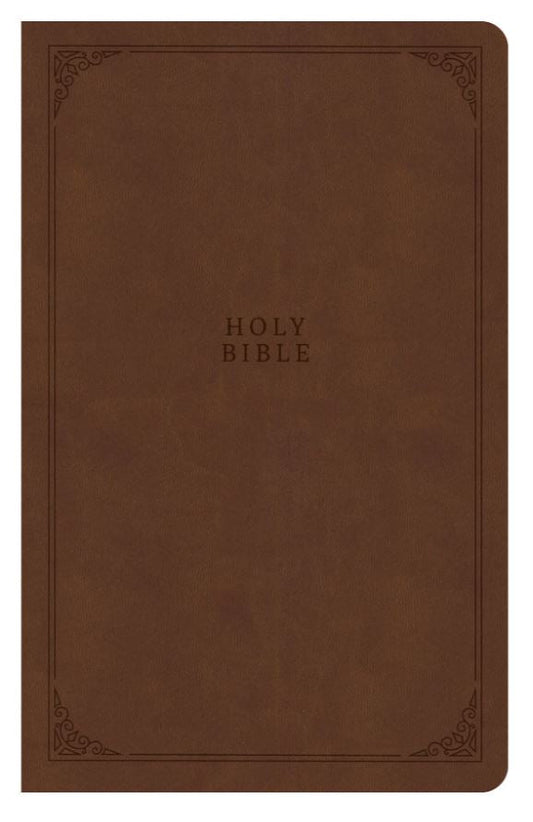 KJV Premium Gift Bible, Brown Leathertouch