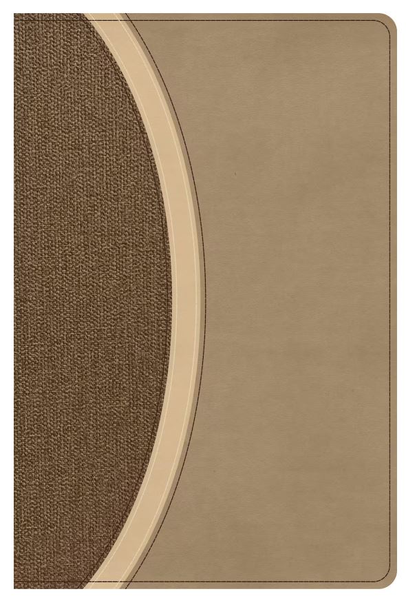 CSB Rainbow Study Bible, Brown Leathertouch
