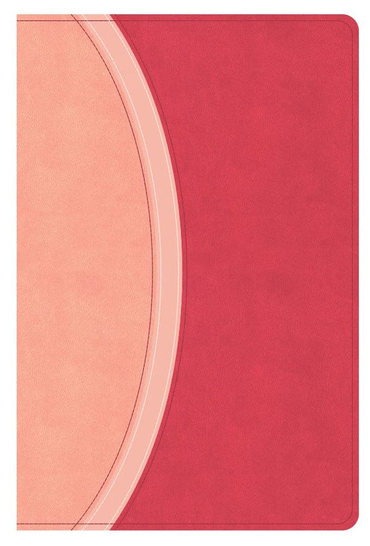 CSB Rainbow Study Bible, Pink Leathertouch, Indexed