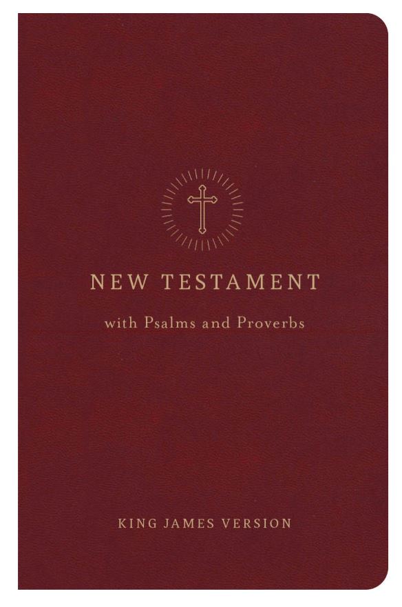KJV Pocket New Testament with Psalms and Proverbs, Crimson L