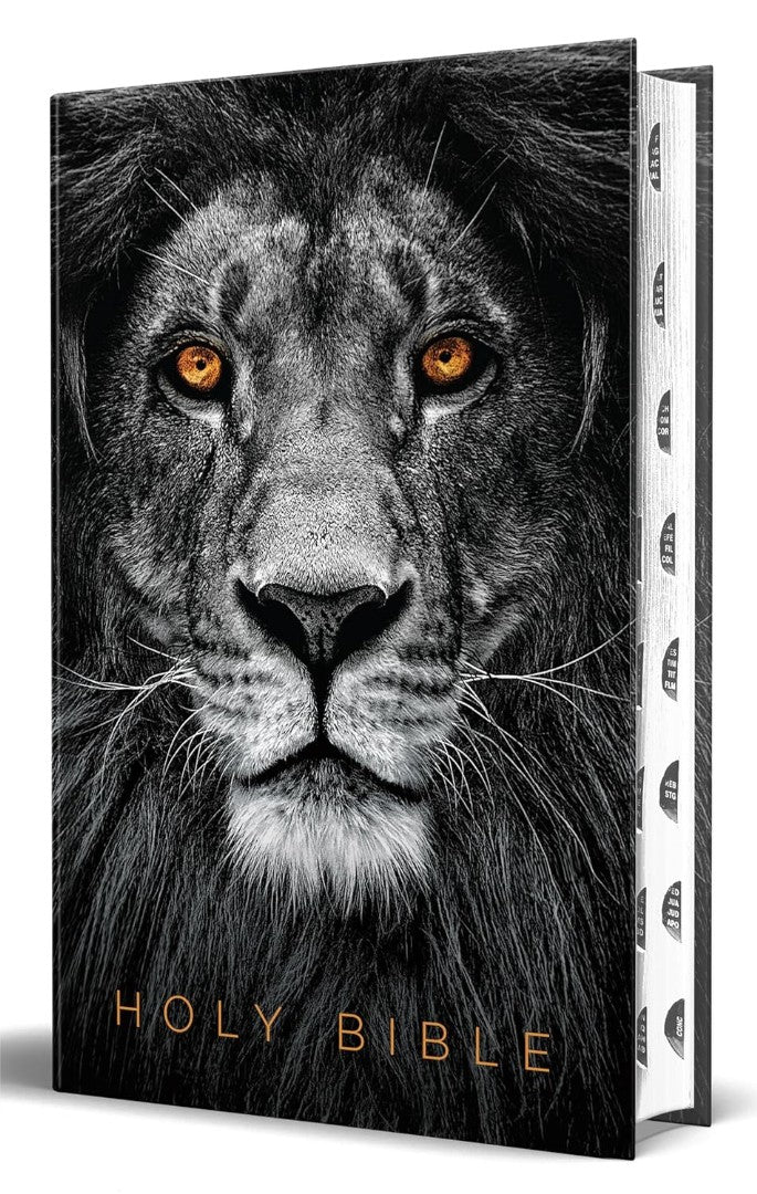 KJV Holy Bible, Large Print Handy, Lion of Judah, Indexed