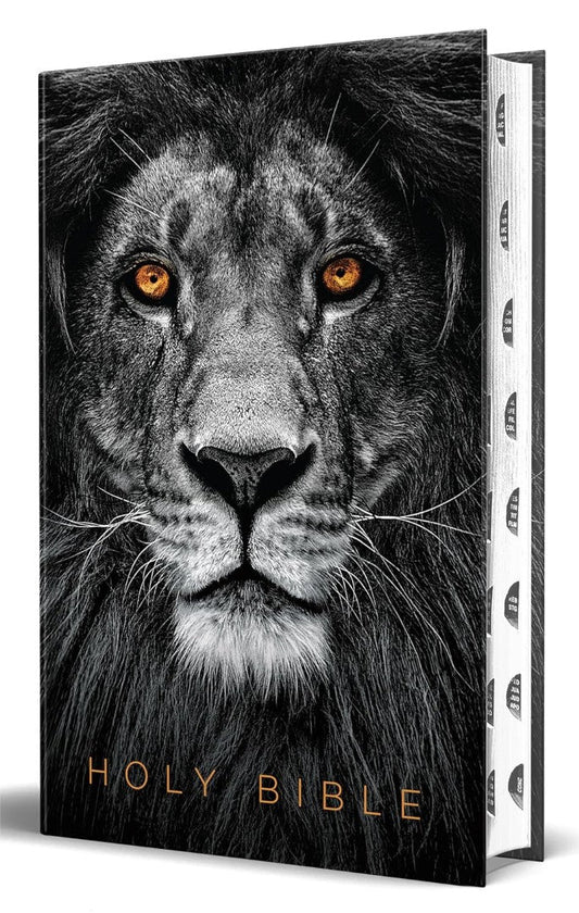 KJV Holy Bible, Large Print Handy, Lion of Judah, Indexed