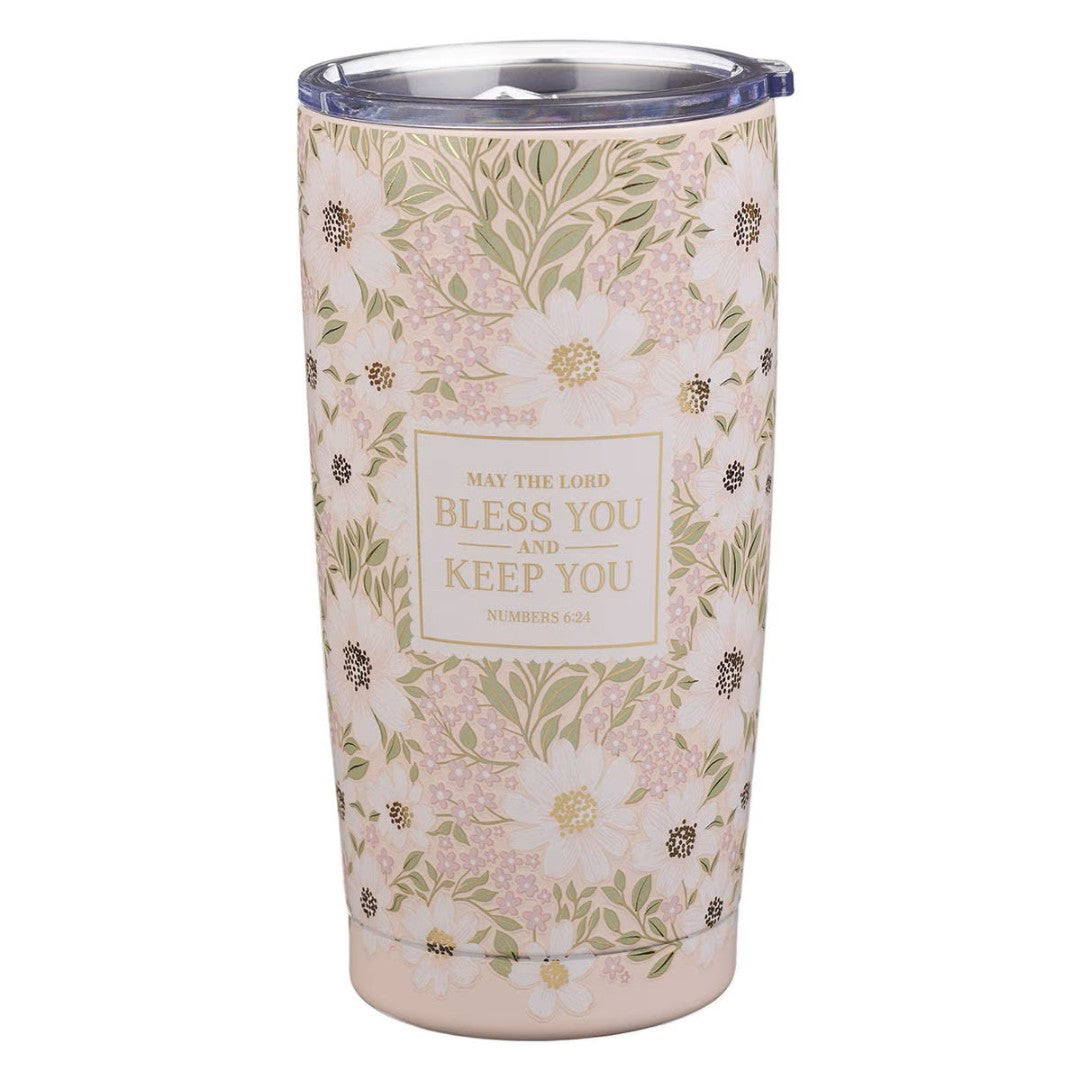 Bless and Keep You Stainless Steel Travel Tumbler