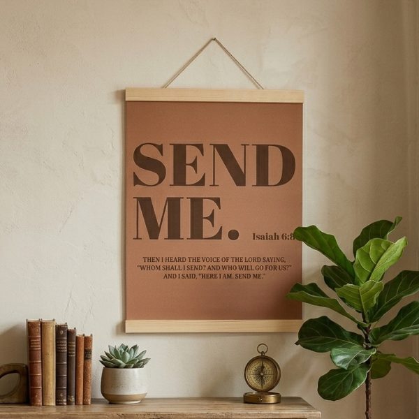 Christian Canvas Wall Art - Send Me Isaiah 6:8