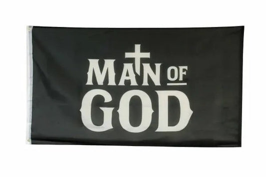 Flag Man of God - 3ft x 5ft