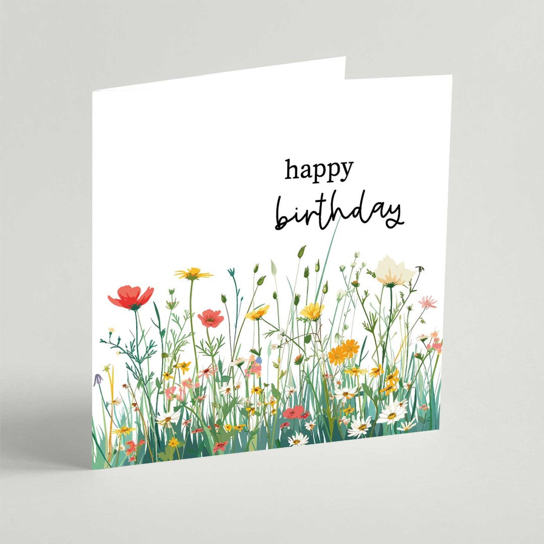 Happy Birthday (Meadow) Greeting Card