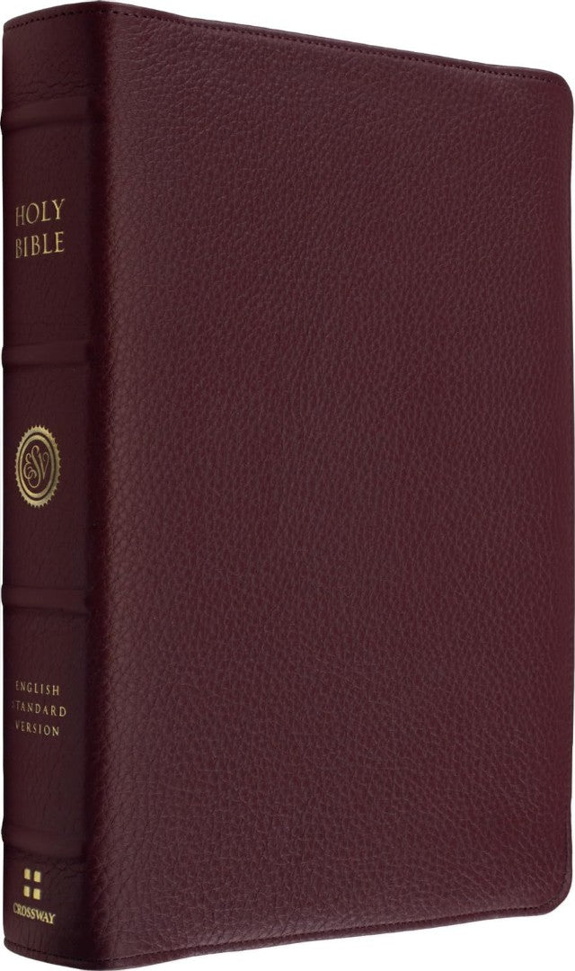 ESV Heirloom Bible, Scriptura Sacra, Bordeaux Calfskin