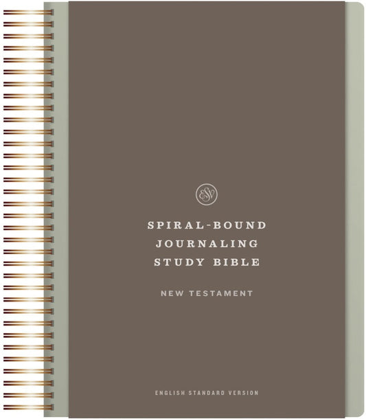 ESV Spiral-Bound Journaling Study Bible, New Testament