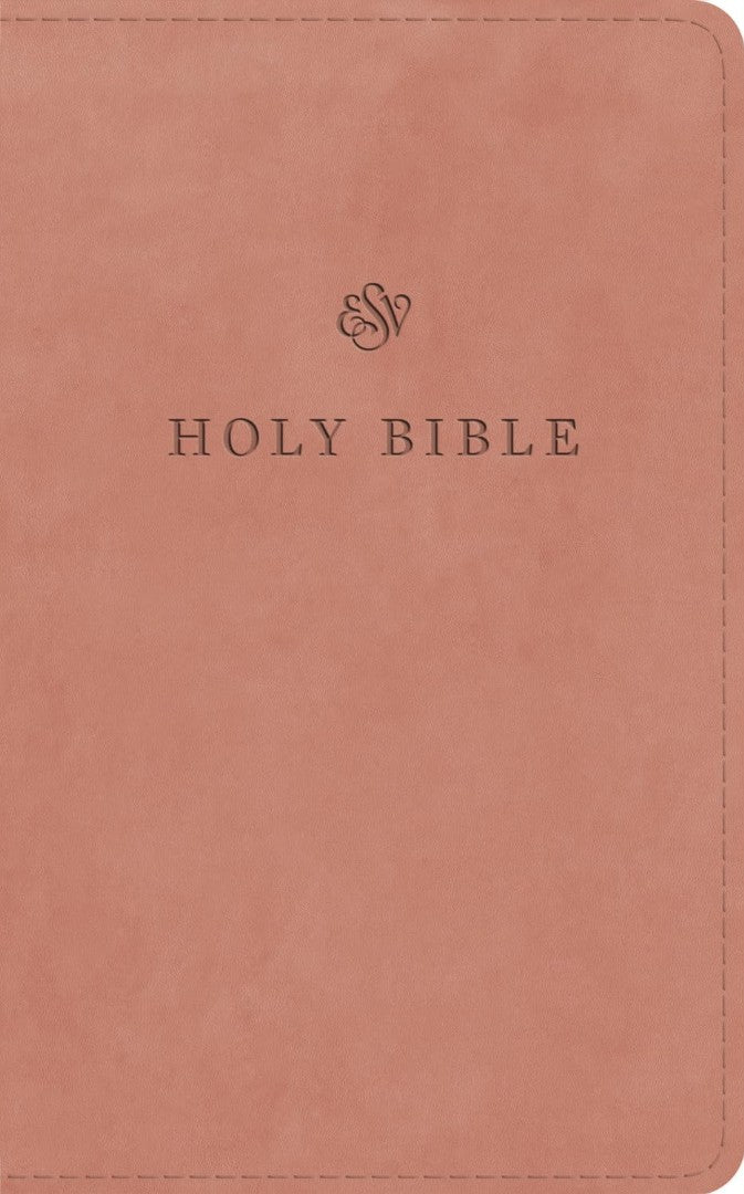 ESV Premium Church Bible, Red Letter, Blush Rose