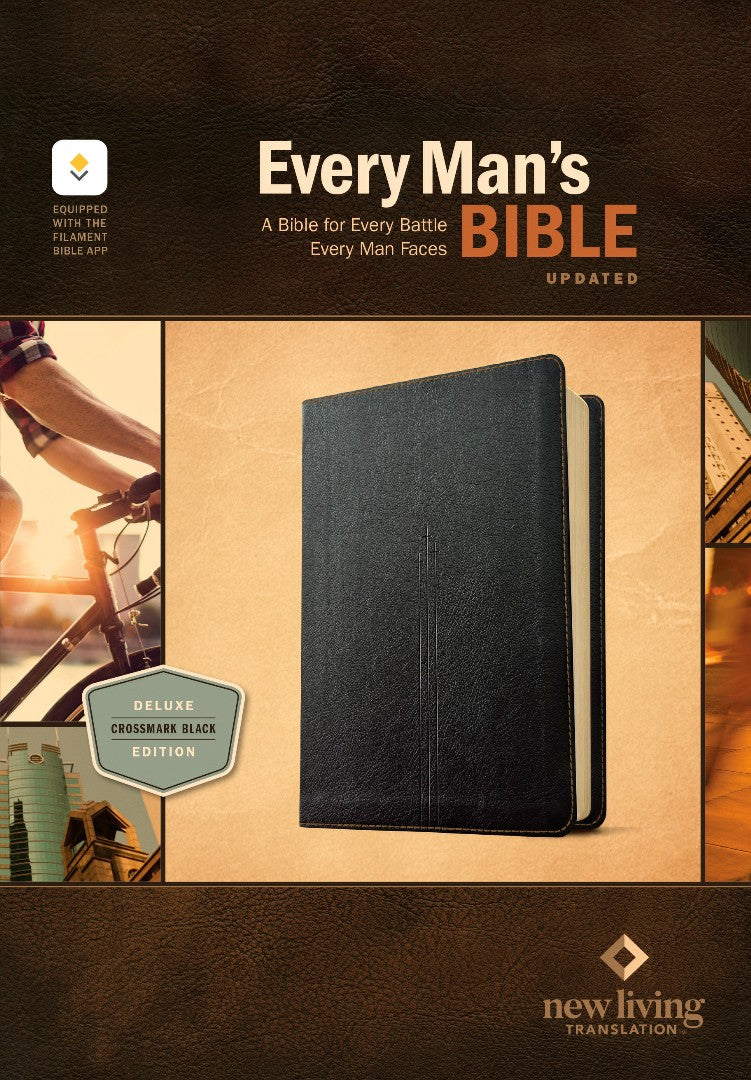 NLT Every Man's Bible, Filament Enabled, Black