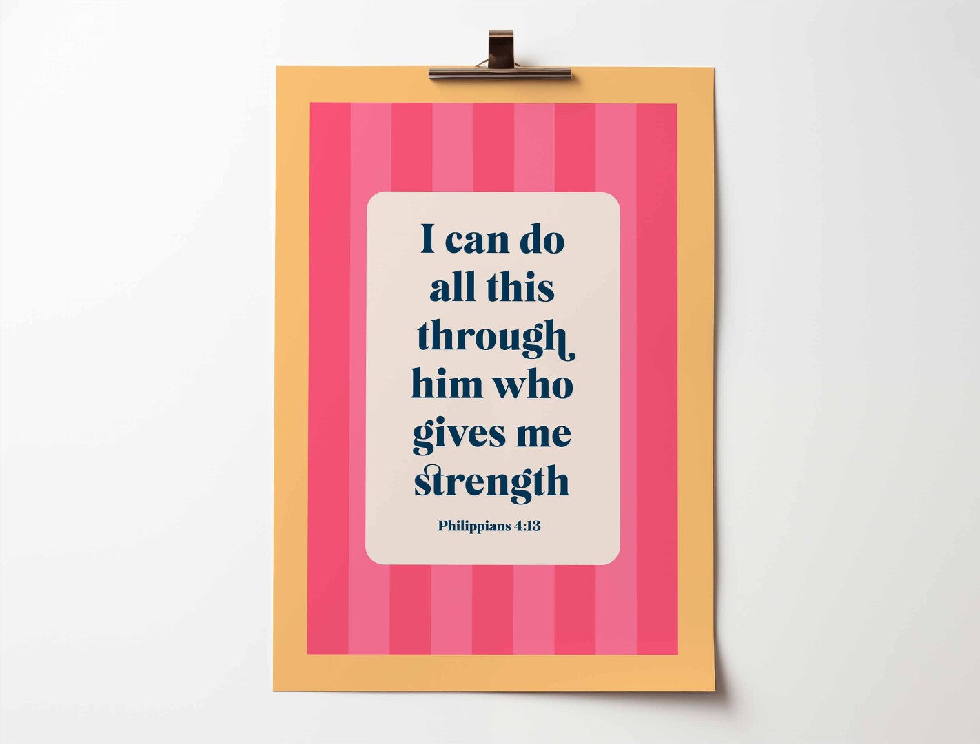 Philippians 4:3 - I Can Do All This Through Him Who Gives Me