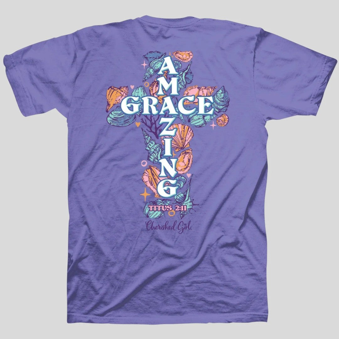 Amazing Grace Shells Cherished Girl T-Shirt 3XL - Re-vived