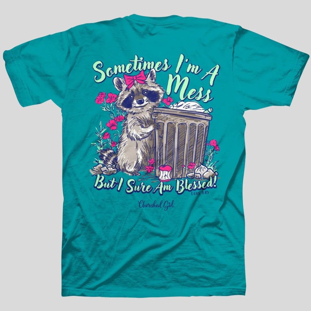 Sometimes I'm a Mess Cherished Girl T-Shirt 4XL - Re-vived