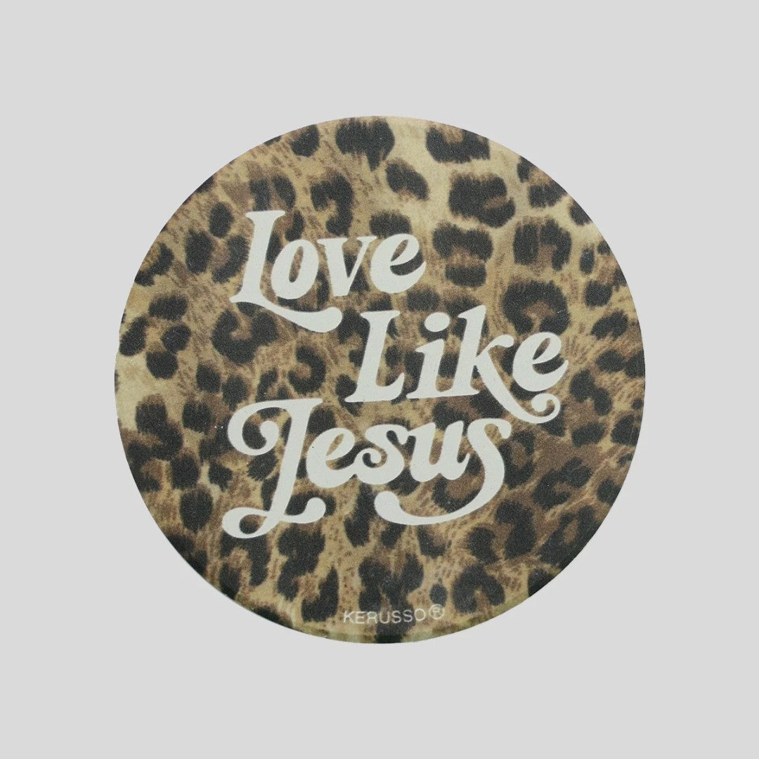 Love Like Jesus - Car Coaster - Re-vived