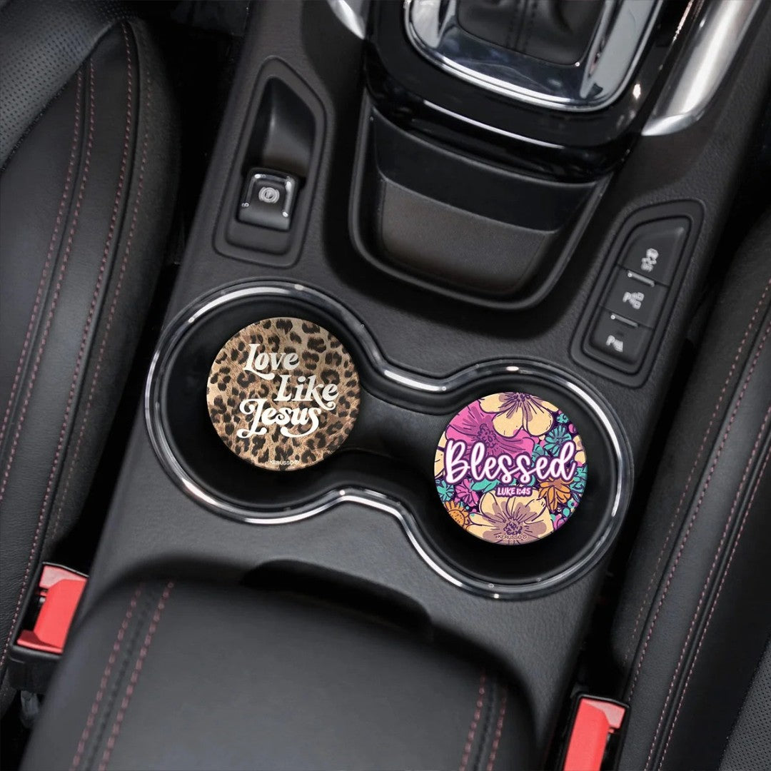 Love Like Jesus - Car Coaster - Re-vived