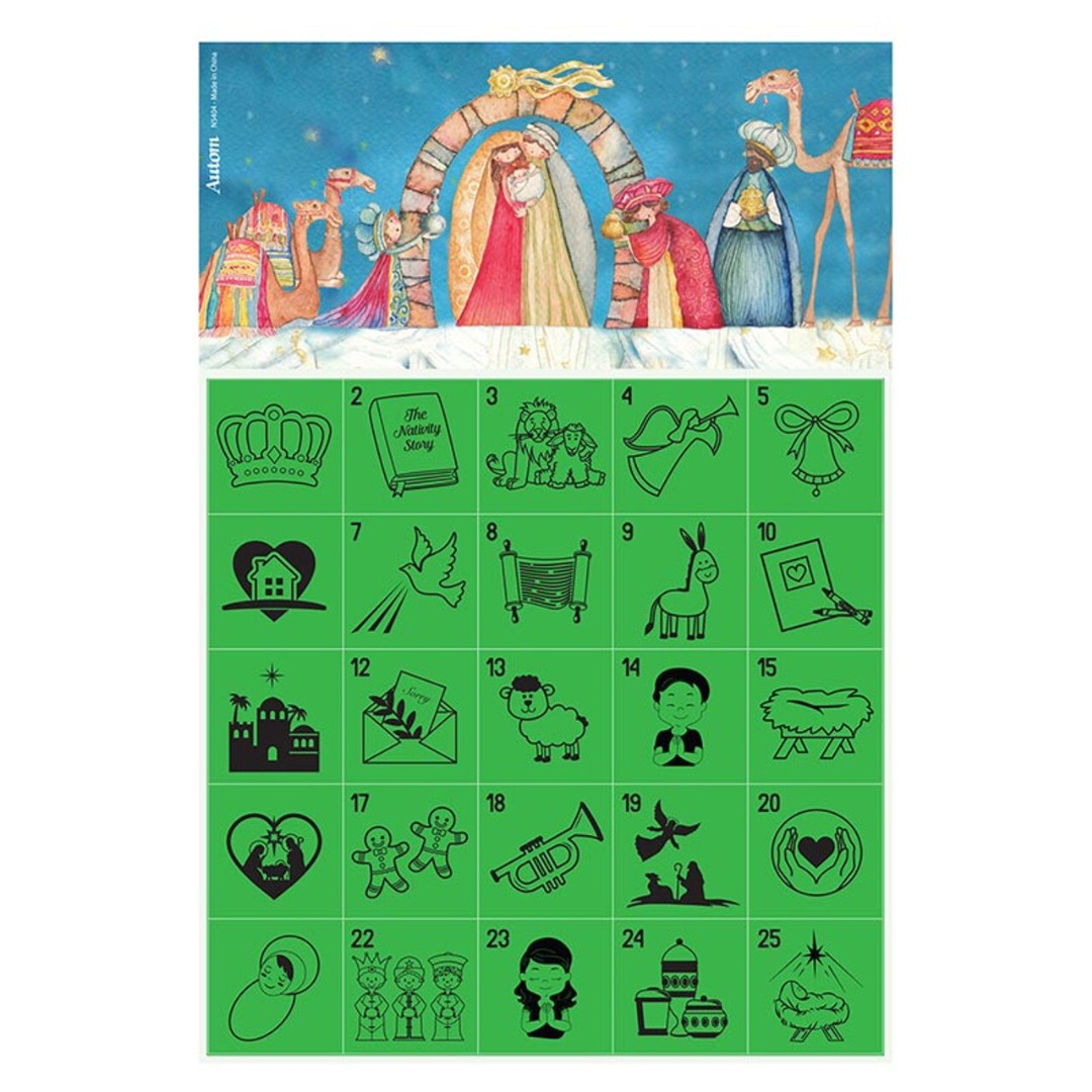 Scratch And Reveal Advent Calendar