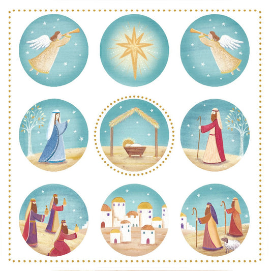 Tearfund - Nativity Circles - (Pack Of 10)
