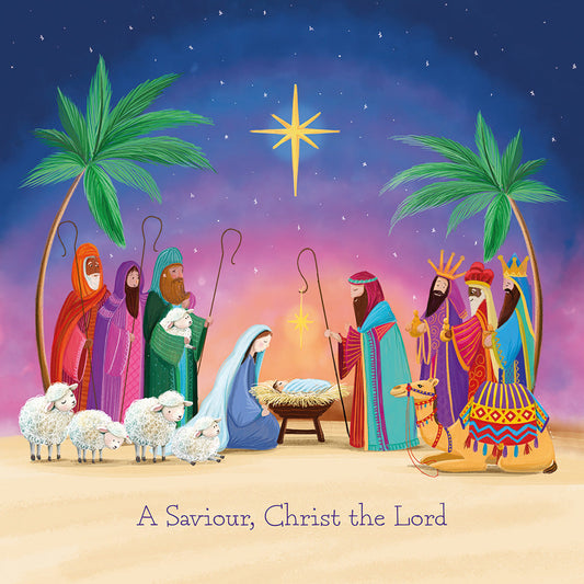 A Saviour Christmas Cards (Pack Of 10)