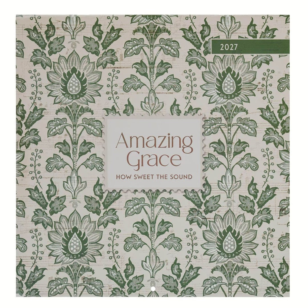 2027 Wall Calendar: Amazing Grace