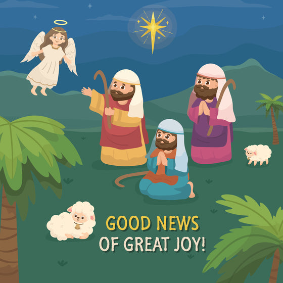 Compassion Charity Christmas Cards Mini: Cute Shepherds (10P