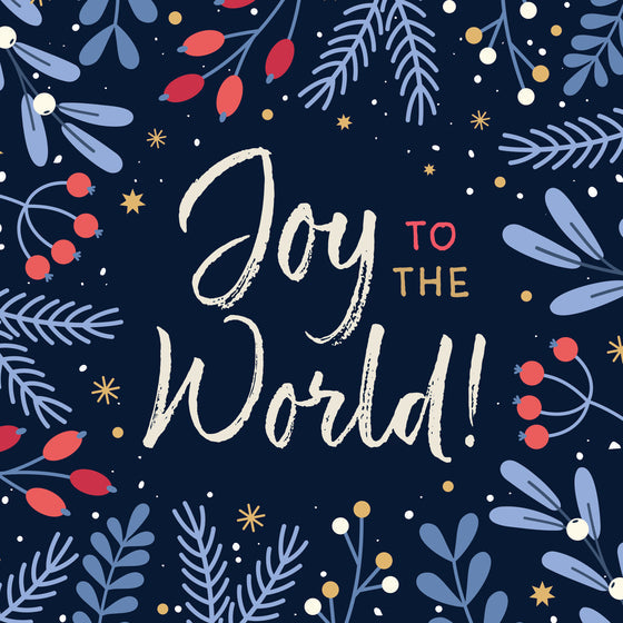 Compassion Charity Christmas Cards Mini: Joy/Foliage (10Pk)