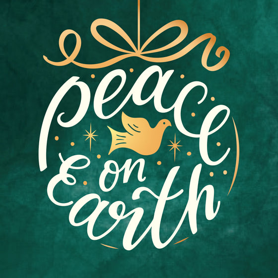 Compassion Charity Christmas Cards Mini: Peace Bauble (10Pk)