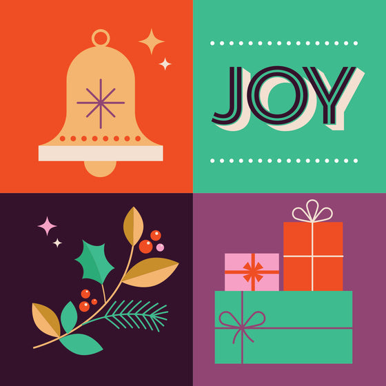 Compassion Charity Christmas Cards Mini: Joy Icons (10Pk)