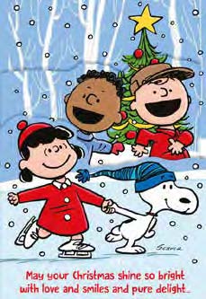 Christmas Boxed Cards: Ice Skating (Pack Of 16)