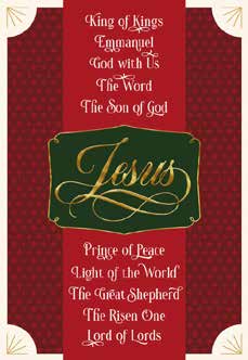 Christmas Boxed Cards: Names Of Jesus (Pack Of 16)