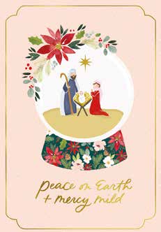 Christmas Boxed Cards: Peace On Earth (Pack Of 16)