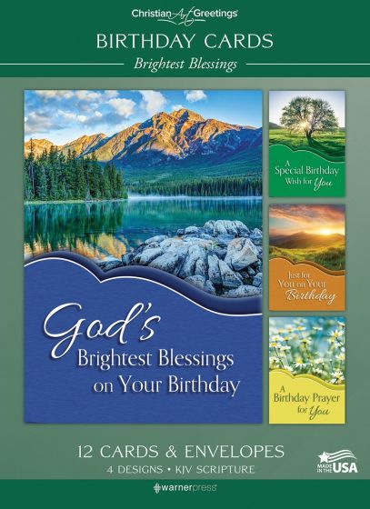Brightest Blessings Boxed Cards (Pack of 12)