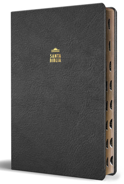 Biblia Reina Valera letra gigante, negro con índice