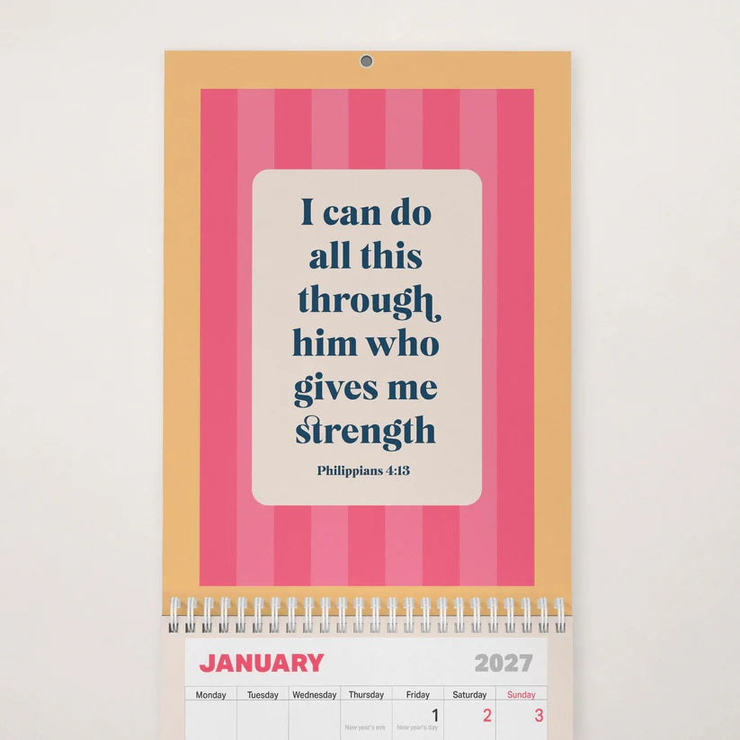 2027 Christian Wall Calendar