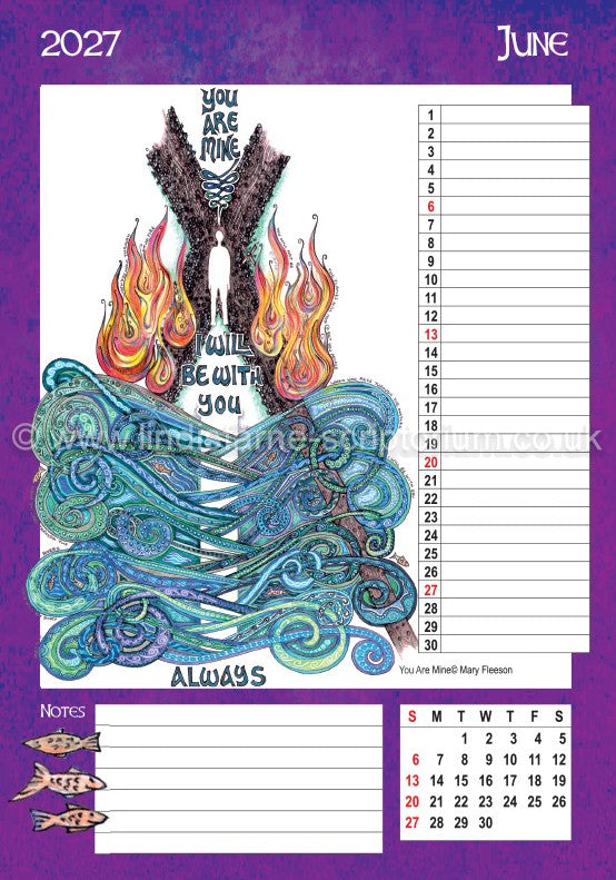 2027 Scriptorium Art Wall Calendar