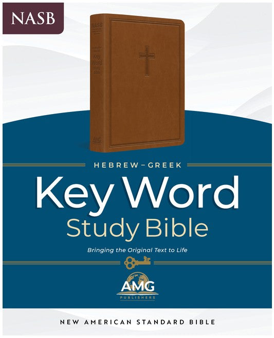 NASB Hebrew-Greek Key Word Study Bible, Brown, Indexed