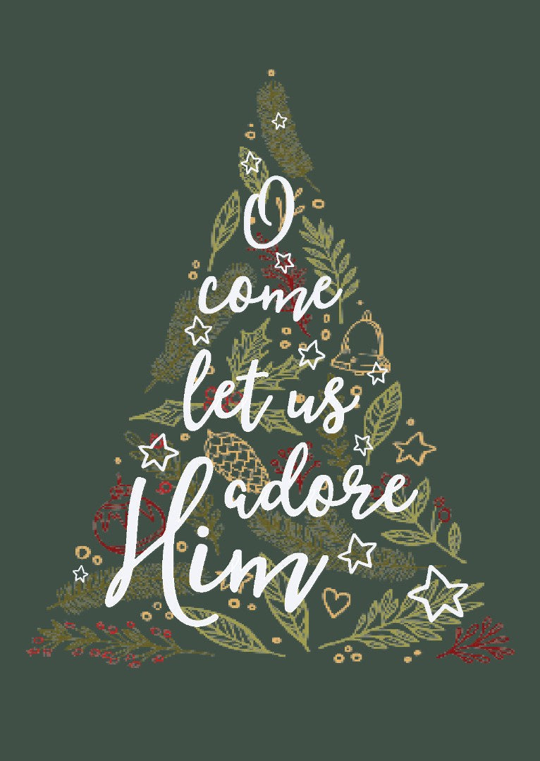 O Come Postcard  - Pack Of 12