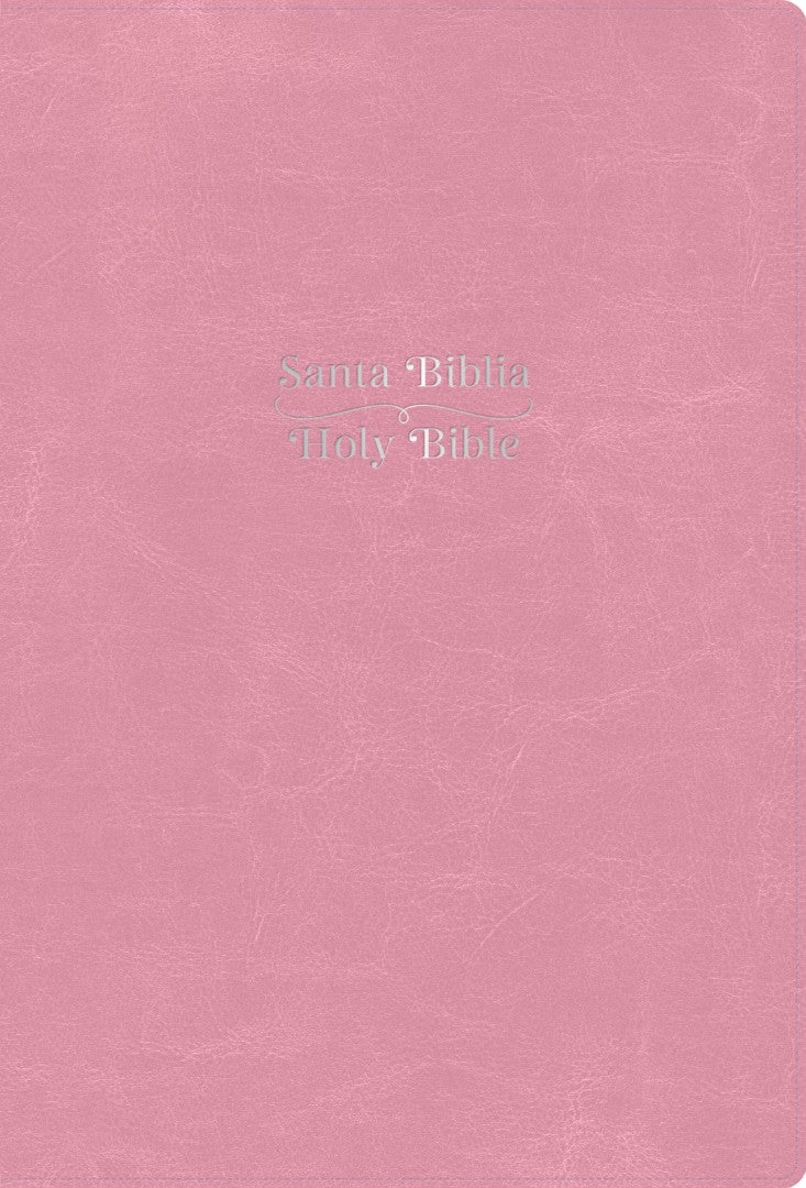 RVR 1960/KJV Biblia Bilingüe, Rosa, Símil Piel Con Índice