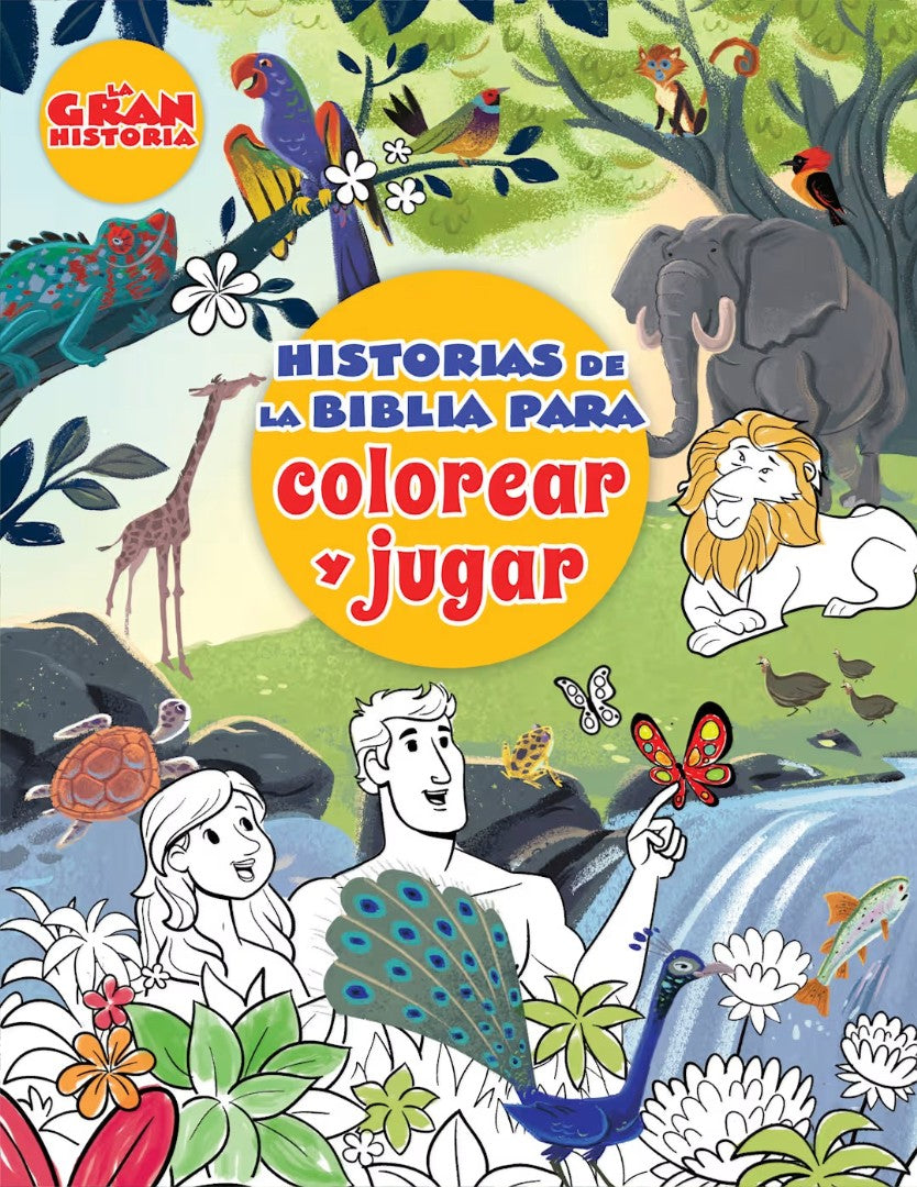 Historias De La Biblia Para Colorear Y Jugar