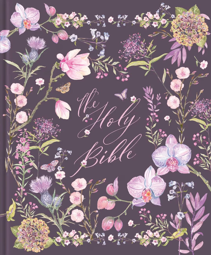 CSB Notetaking Bible, Revive Our Hearts Edition, Floral Plum