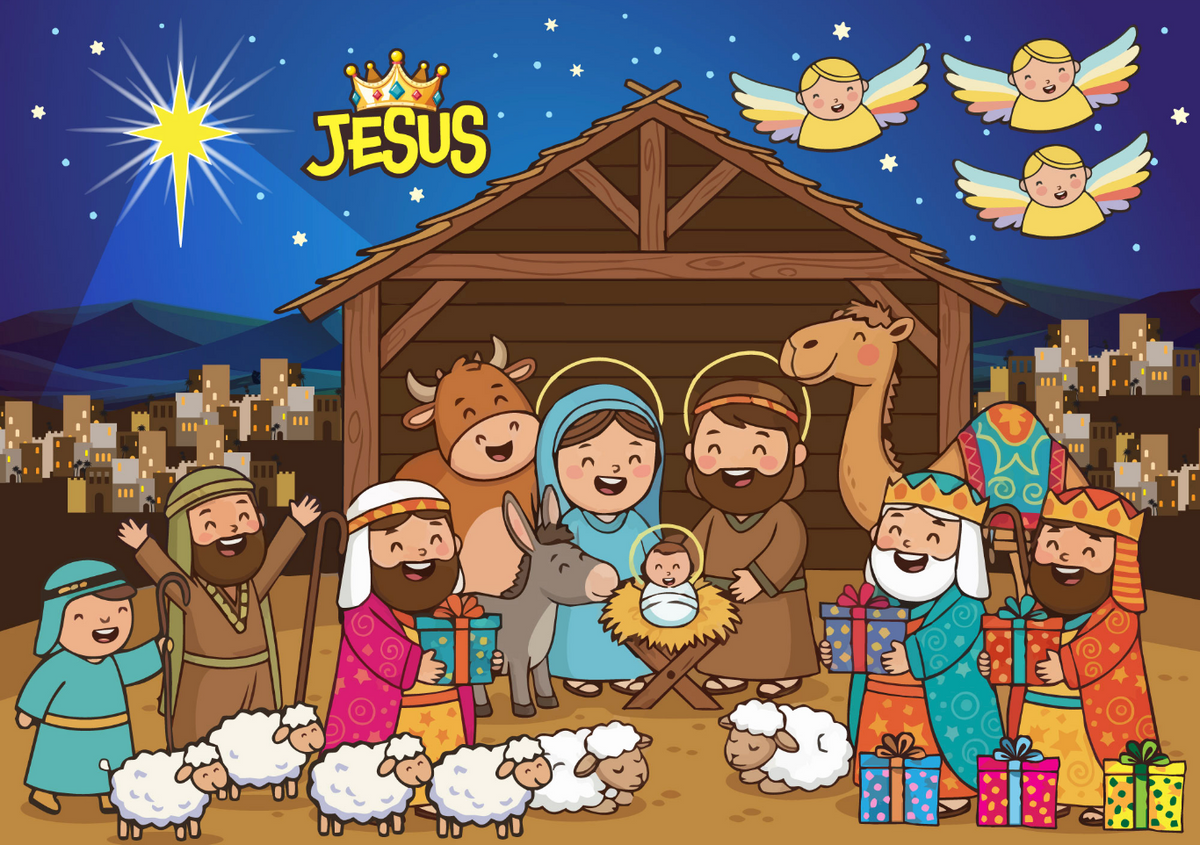 The Nativity Story Advent Sticker Sheet