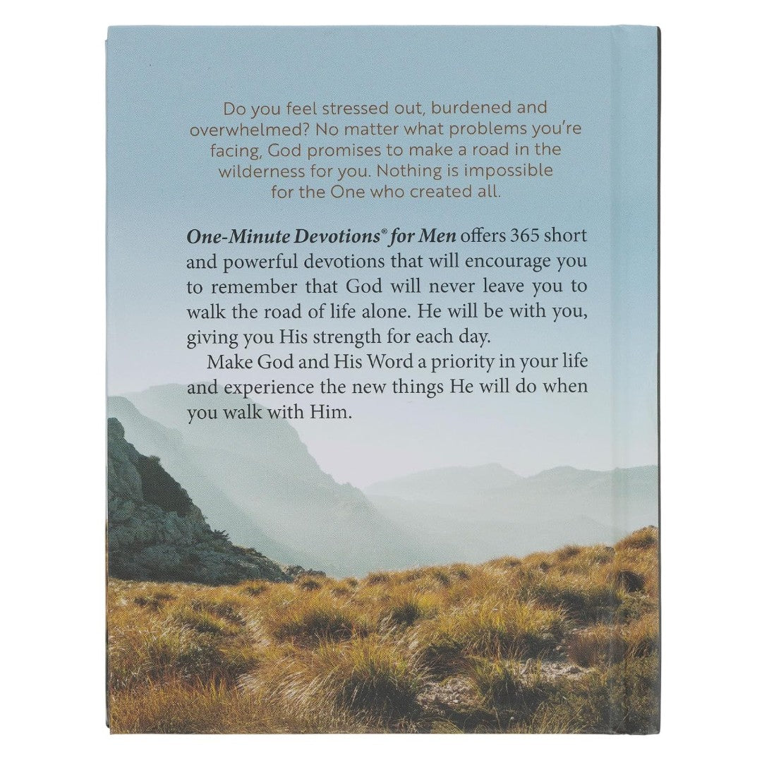 One-Minute Devotions For Men Hardcover