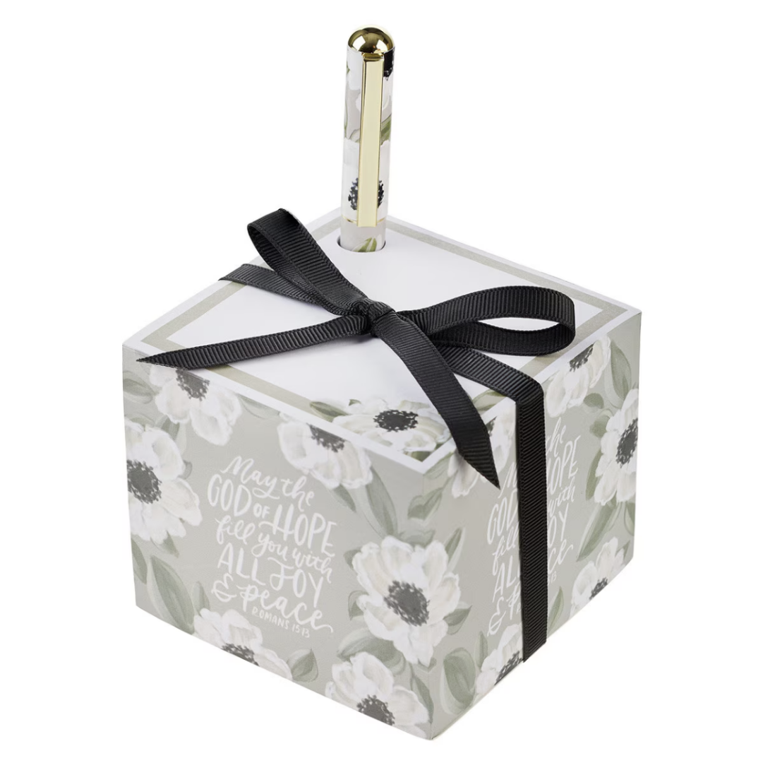 Note Block With Pen May The God Of Hope