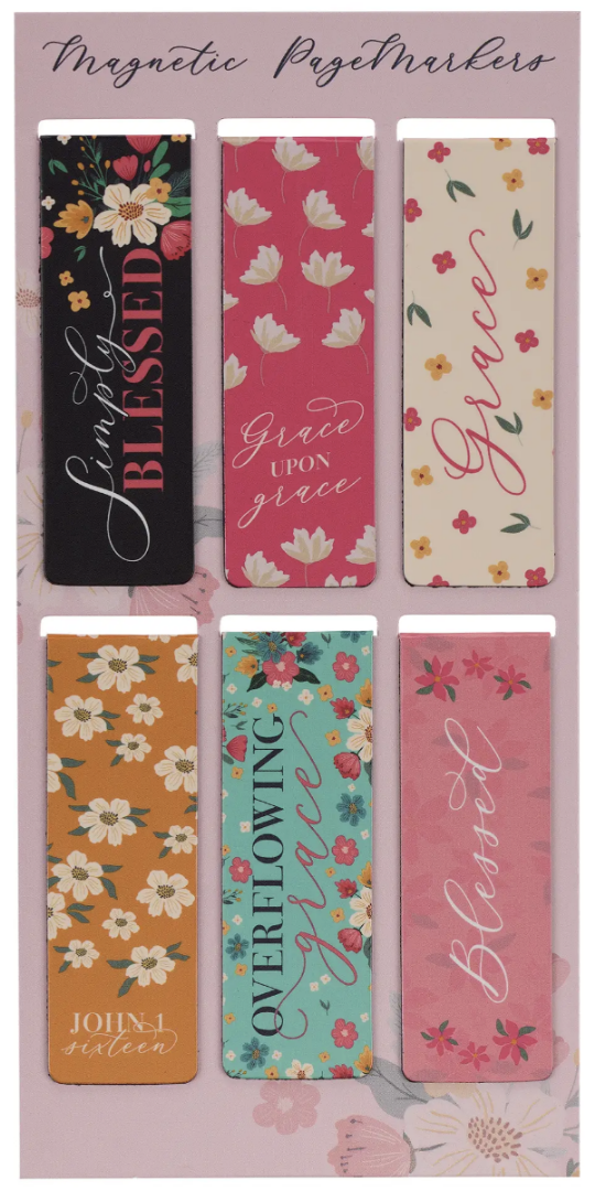 Simply Blessed Magnetic Bookmark Set
