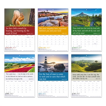 English Words of Life Calendar 2027