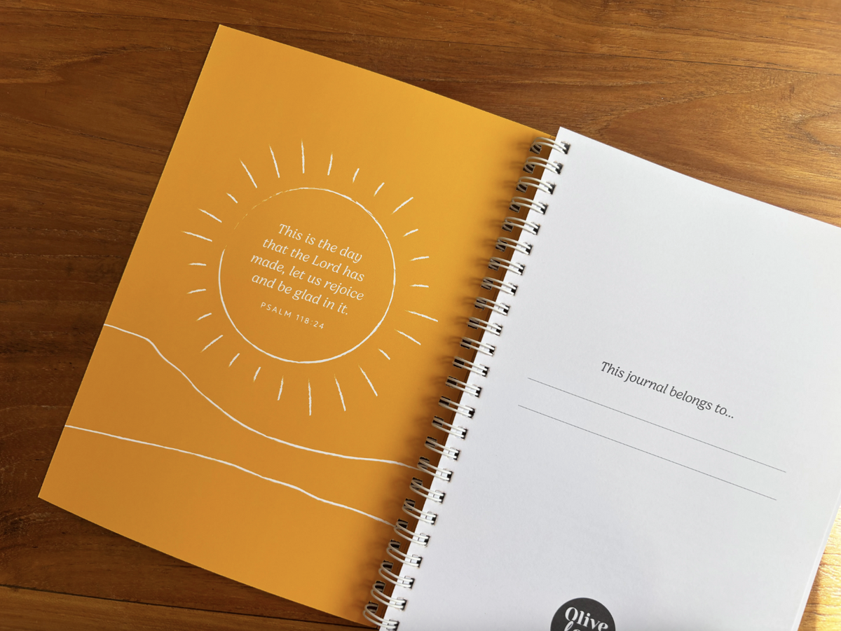 Rejoice And Be Glad - Gratitude Journal Lemons