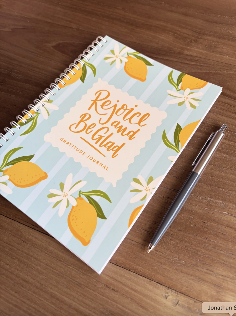 Rejoice And Be Glad - Gratitude Journal Lemons
