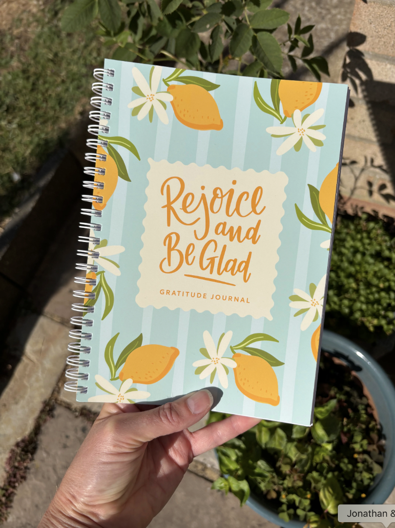 Rejoice And Be Glad - Gratitude Journal Lemons
