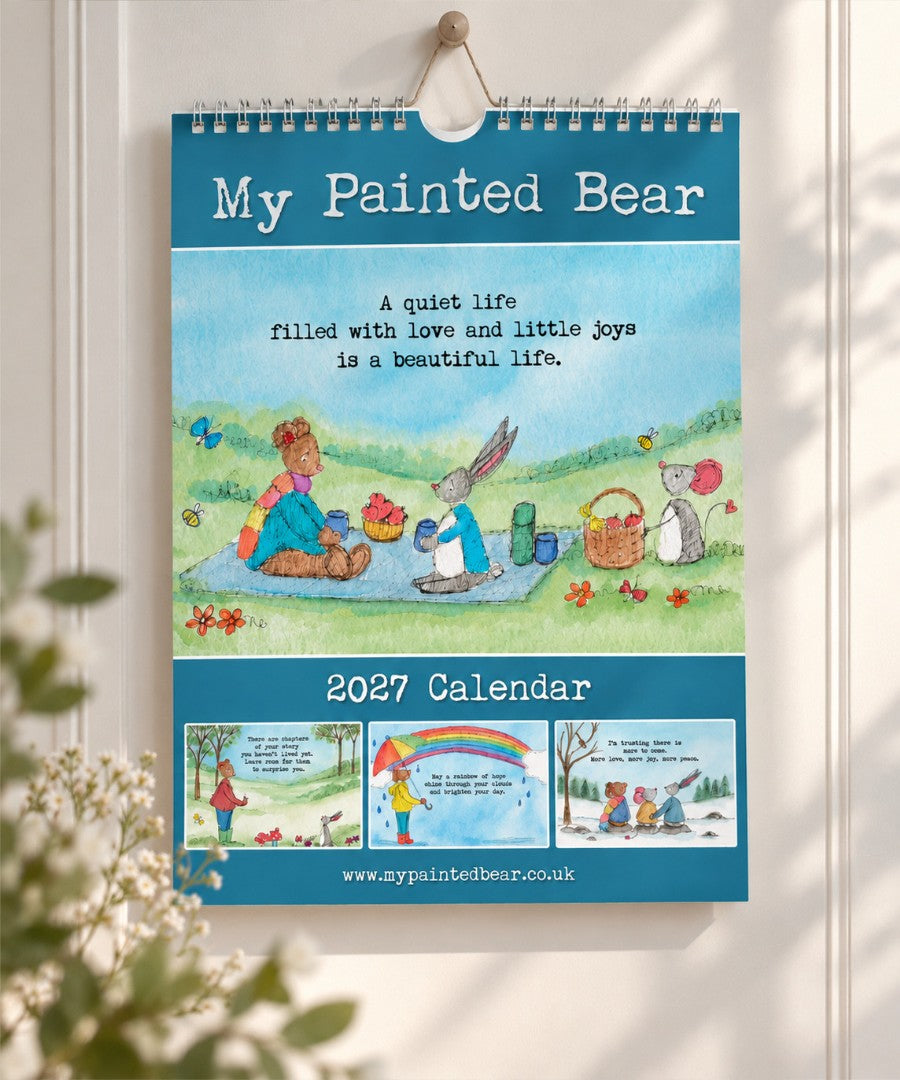 My Painted Bear Annual Wall Calendar 2027